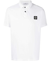 Polo blanc Stone Island