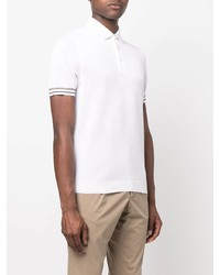 Polo blanc Corneliani