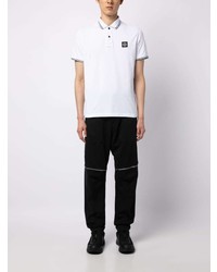 Polo blanc Stone Island