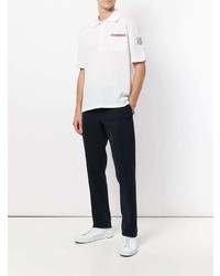 Polo blanc Moncler