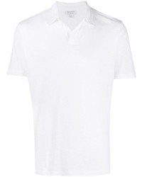 Polo blanc Sunspel