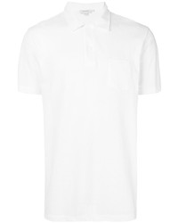 Polo blanc Sunspel