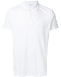 Polo blanc Sunspel