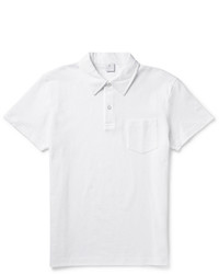 Polo blanc Sunspel