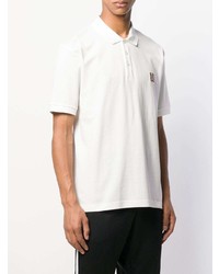 Polo blanc Moschino