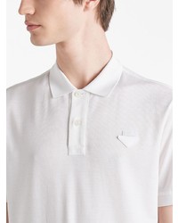 Polo blanc Prada