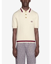 Polo blanc Gucci