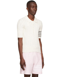 Polo blanc Thom Browne