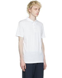 Polo blanc Sunspel