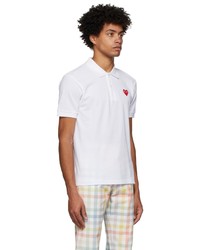 Polo blanc Comme Des Garcons Play