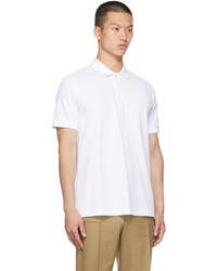 Polo blanc Burberry