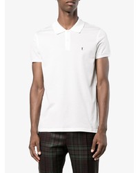 Polo blanc Saint Laurent