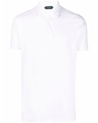 Polo blanc Zanone