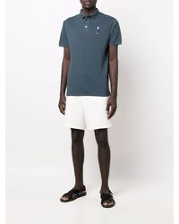 Polo bleu canard Emporio Armani