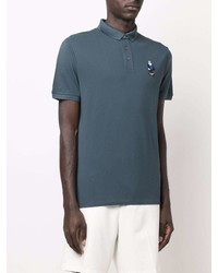 Polo bleu canard Emporio Armani