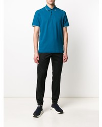 Polo bleu canard Z Zegna