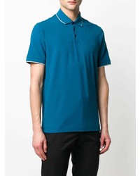 Polo bleu canard Z Zegna