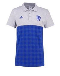 Polo bleu clair adidas