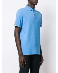 Polo bleu clair Hackett