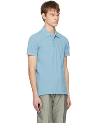 Polo bleu clair Tom Ford