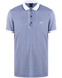 Polo bleu clair BOSS