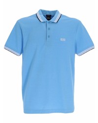 Polo bleu clair BOSS