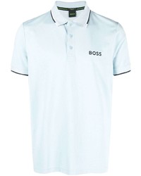 Polo bleu clair BOSS