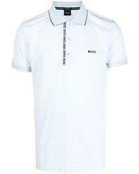 Polo bleu clair BOSS