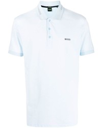 Polo bleu clair BOSS