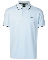 Polo bleu clair BOSS