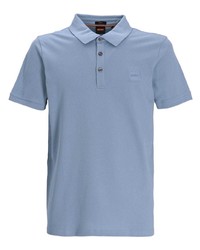 Polo bleu clair BOSS