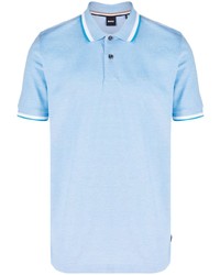 Polo bleu clair BOSS