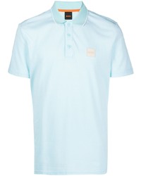 Polo bleu clair BOSS