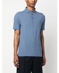 Polo bleu clair Lardini