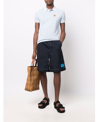 Polo bleu clair Kenzo