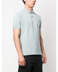 Polo bleu clair Stone Island