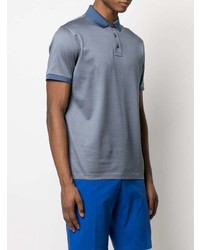 Polo bleu clair Emporio Armani