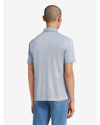 Polo bleu clair Ermenegildo Zegna