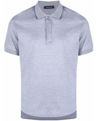 Polo bleu clair Ermenegildo Zegna