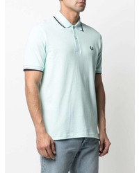 Polo bleu clair Fred Perry