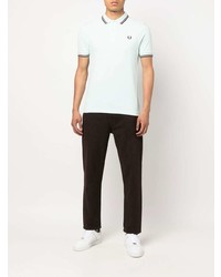 Polo bleu clair Fred Perry