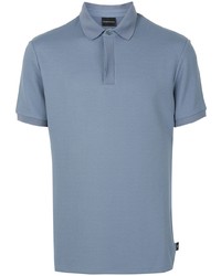 Polo bleu clair Emporio Armani