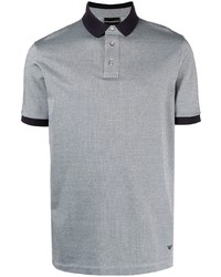 Polo bleu clair Emporio Armani