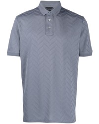 Polo bleu clair Emporio Armani