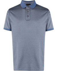 Polo bleu clair Emporio Armani