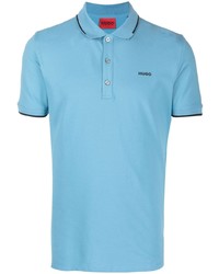 Polo bleu clair Hugo