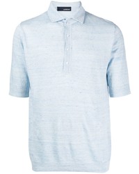 Polo bleu clair Lardini