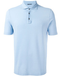 Polo bleu clair Lardini