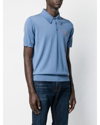 Polo bleu clair Prada