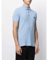 Polo bleu clair BOSS